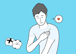 やっぱりコットンがいいかも
